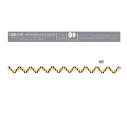 01206 Multicolor Ric Rac, 10mm
