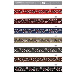 07868 Floral Jacquard Galon, 20mm