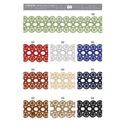 9164 Guipure Lace with Circles, 40mm