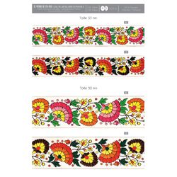 04785 Jacquard Galon with Fans, 33mm & 50mm