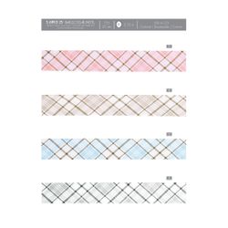 06114 Tartan Folded Bias Binding, 25mm