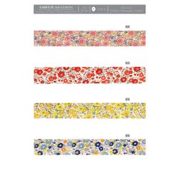 06120 Bias Binding with Flowers, 25mm
