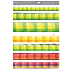 20767 Wired Checkered Ribbon