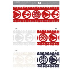 03592 Nautical Theme Guipure Lace, 60mm