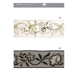 11145 Sequins Embroidered Trim, 60mm