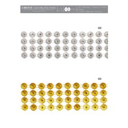11160 Four Row Sequin Braid, 55mm