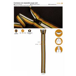 M01994 Striped Zipper