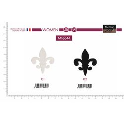M16644 Fleur De Lis Applique
