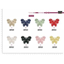 M16655 Lace Butterfly Applique