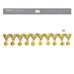 11151 Fringe with Bells, 30mm