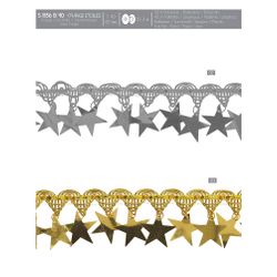 11156 Star Sequin Fringe, 40mm