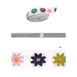 11168 Crocheted Trim of Edelweiss, 65mm