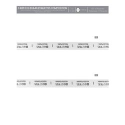 18219 Composition Label Tape, 15mm