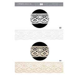09173 Eyelet Lace, 40mm, 100% Cotton