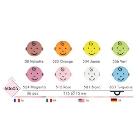 M60605 Baby Face Button