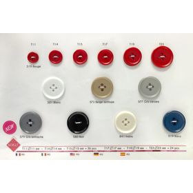 M60827 4-Hole Polyester Button