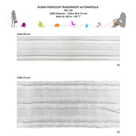 00126 Transparent Curtain Tape