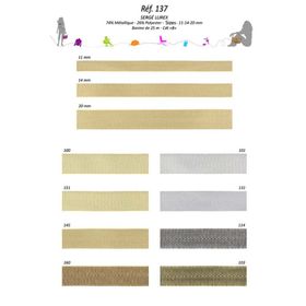 00137 Lurex Twill Tape