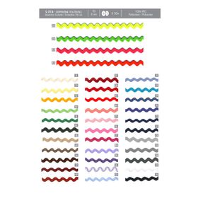 00171 Ric Rac, 8mm Polyester