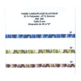 00209 Elastic - Camouflage