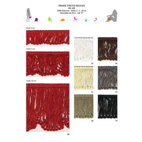 00498 Stretch Chainette Fringe