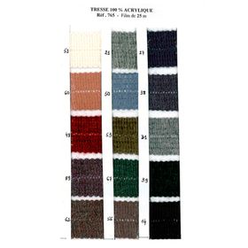 00765 Acrylic Foldover Braid, 35mm