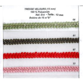 00914 Polyamide Velvet Braid (13mm)