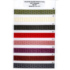 00917 Velvet Ribbon w/ Texture, 13mm
