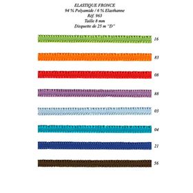 00963 Elastic Trim, 8mm