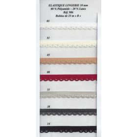 00986 Lingerie Elastic - 10mm