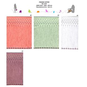 01019 Cotton Fringe, 100mm
