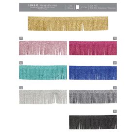 01041 Metallic Fringe, 30mm