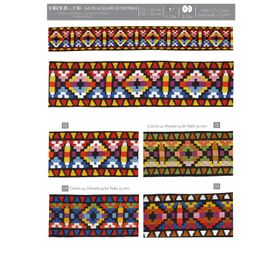 01102 Jacquard, Geometric Design 25mm & 50mm
