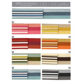 01104 Double Sided Striped Strap, 40mm