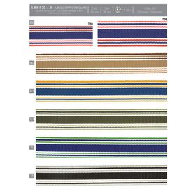01108 Tricolor Striped Straping, 30 & 38mm