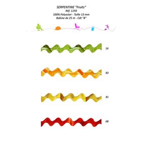 01193 Fruit Pattern Ric-Rac