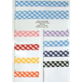 01694 Gingham Bias, 20mm & 30mm