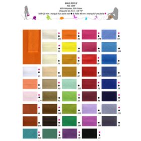 01699 Polycotton Folded Bias, 20 & 40mm