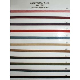 01700 Faux Suede Lacing, 5mm