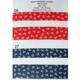 01704 Cotton Bias, Anchor 20mm & 30mm