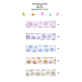 01823 100% Cotton Heart Bias