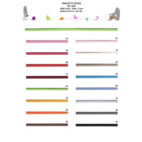 01846 100% Cotton Spaghetti Cording, 5mm