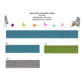 01856 Novelty Bias Tape 20mm