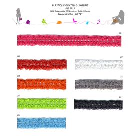 01913 Elastic Lingerie, 18mm