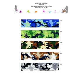 01928 Camouflage Elastic