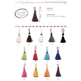 02939 Rayon Tassel, 4cm