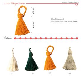 02951 Cotton Tassel - 8cm