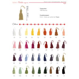 02952 2 Inch Rayon Tassel
