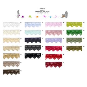 03373 100% Polyester Lace, 20mm