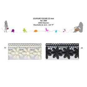 03888 Floral Lace - 32mm